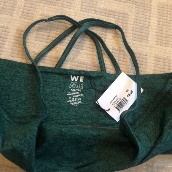 We Over Me Bliss Green Sports Bra - Picture 4 of 5